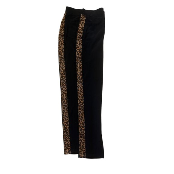 Joseph Ribkoff Leopard Print Black Pull On High Rise Pants Women's size 20 - Picture 8 of 9